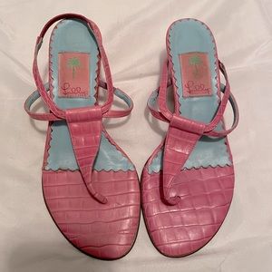 Lily Pulitzer Pink Sandal